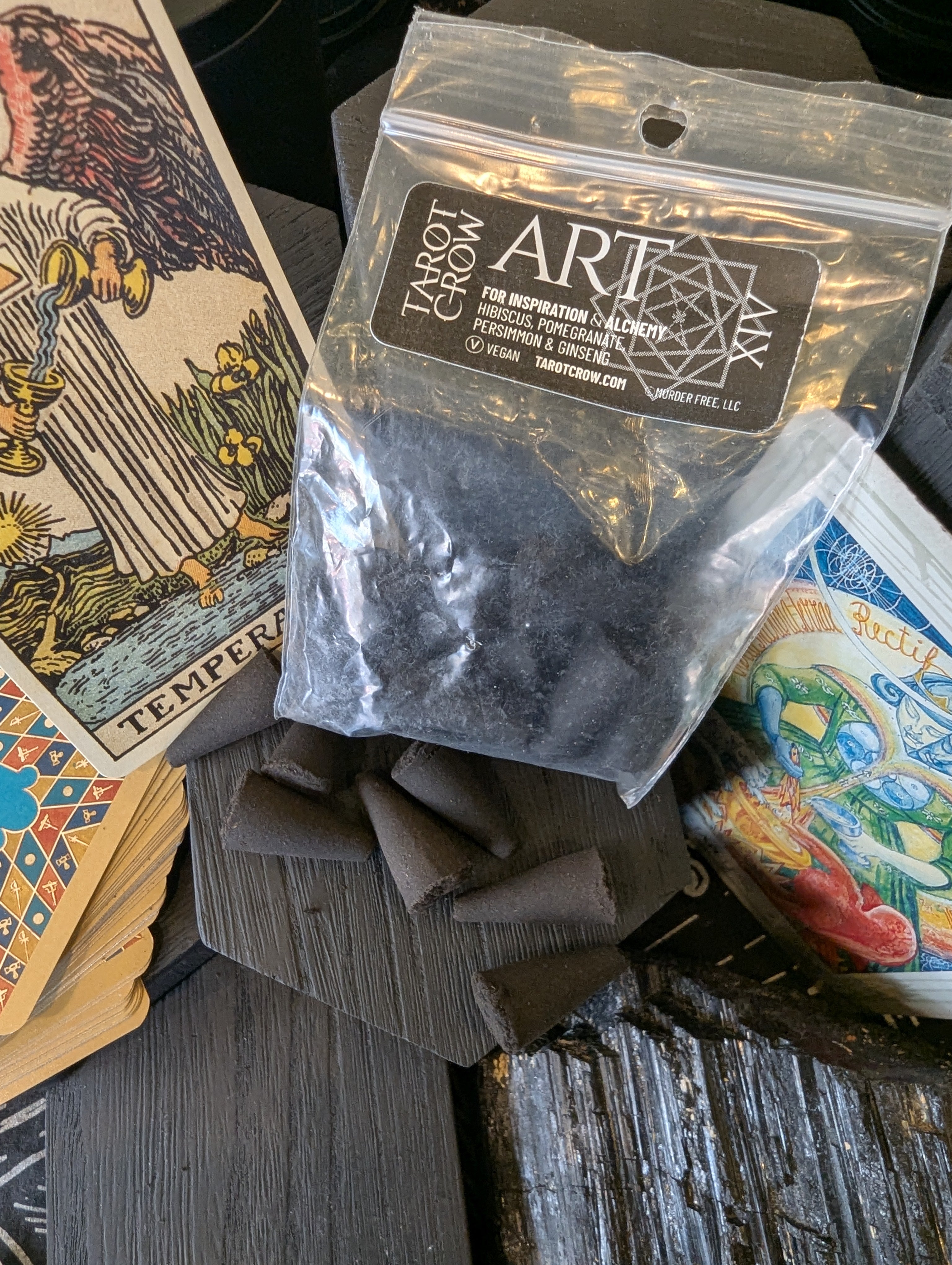 Art Incense Cones - XIV – Tarot Crow