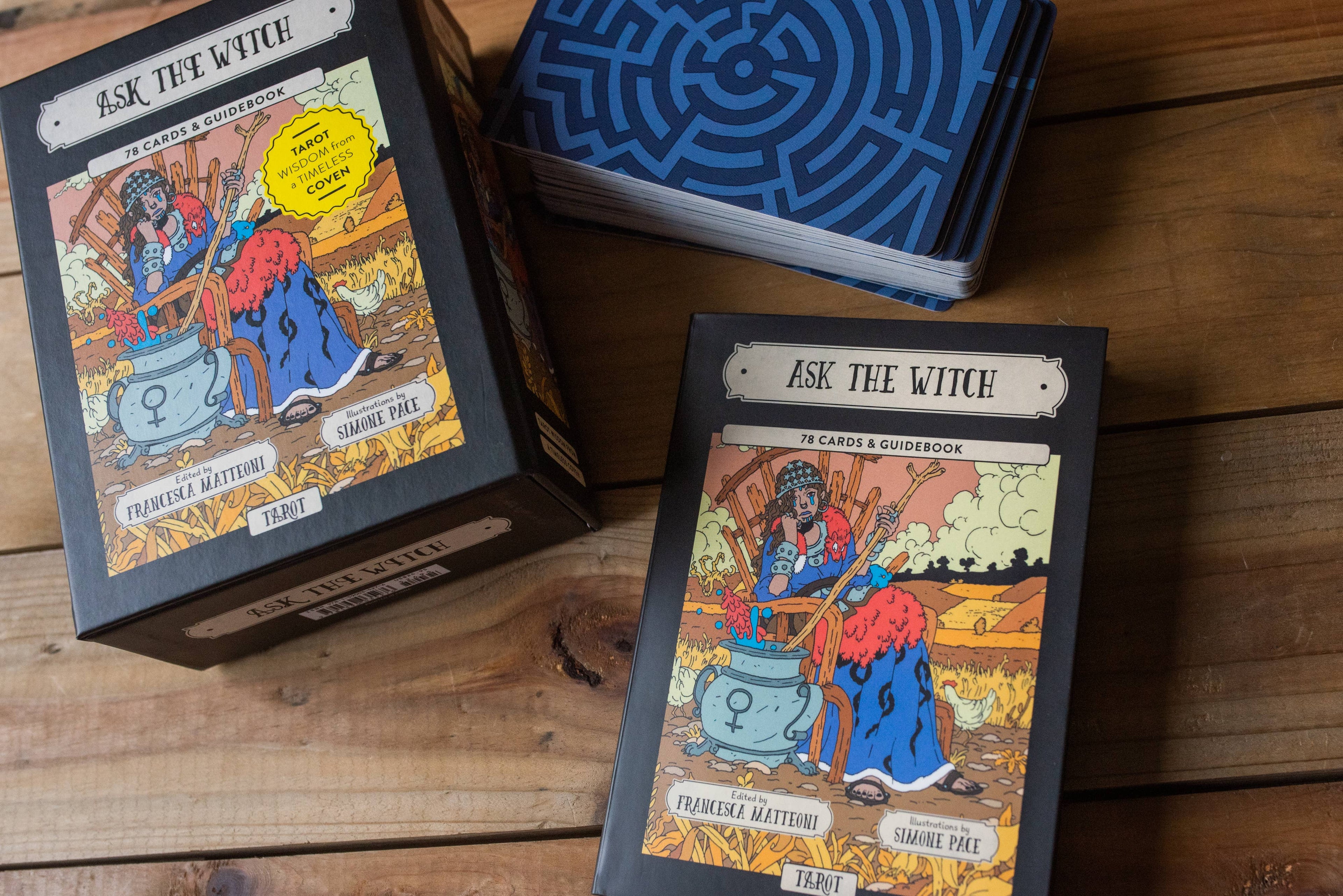 Ask the Witch Tarot-78 Cards & Book