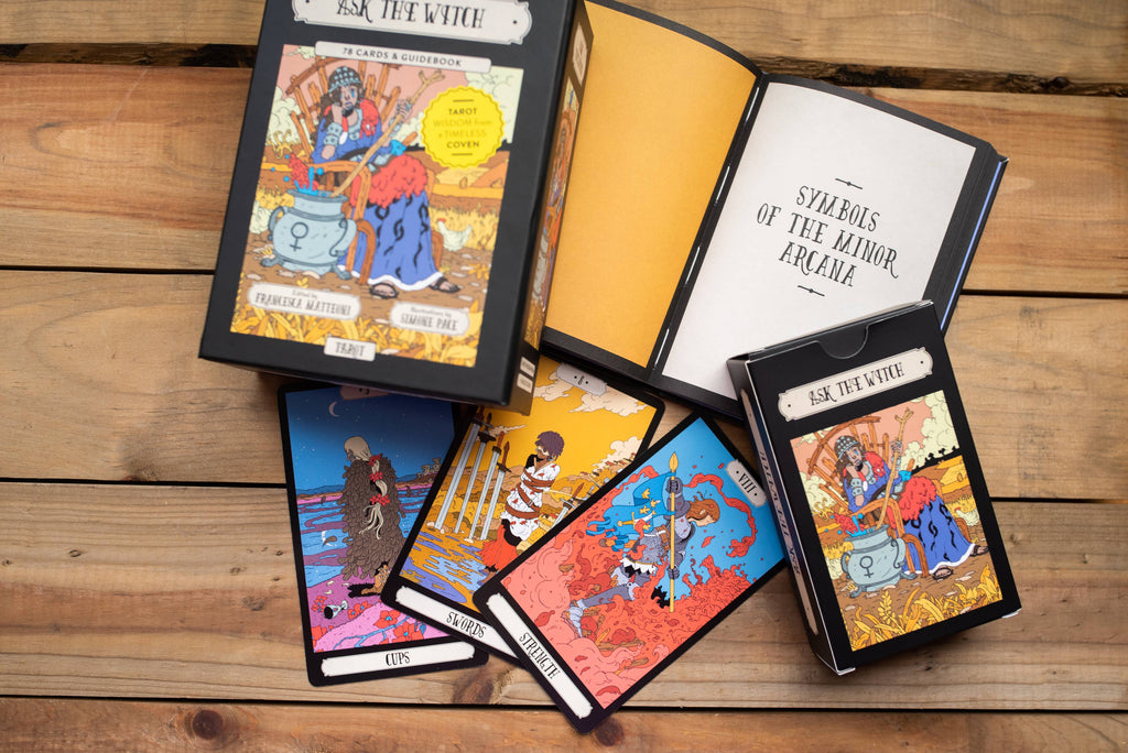 Ask the Witch Tarot-78 Cards & Book