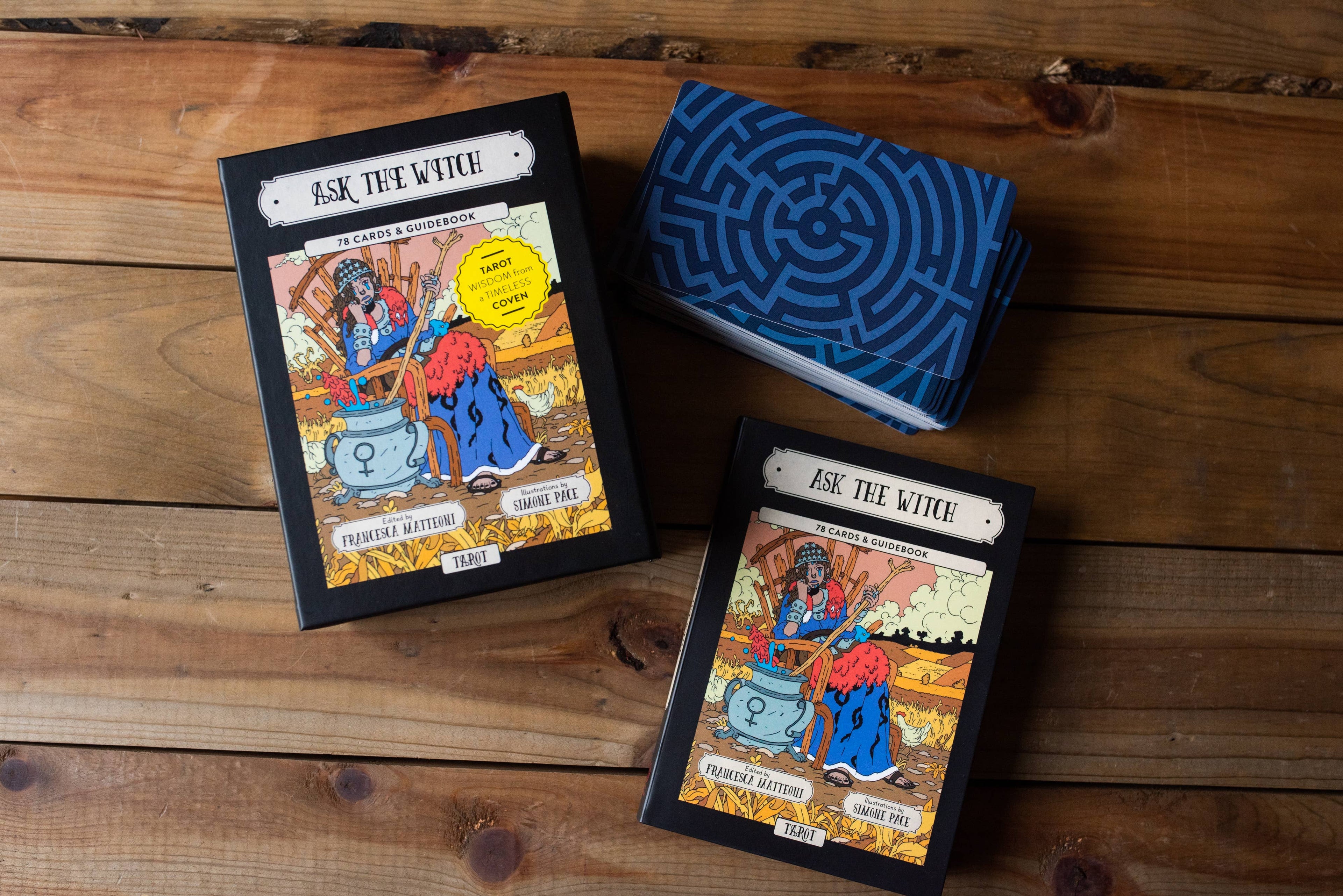 Ask the Witch Tarot-78 Cards & Book