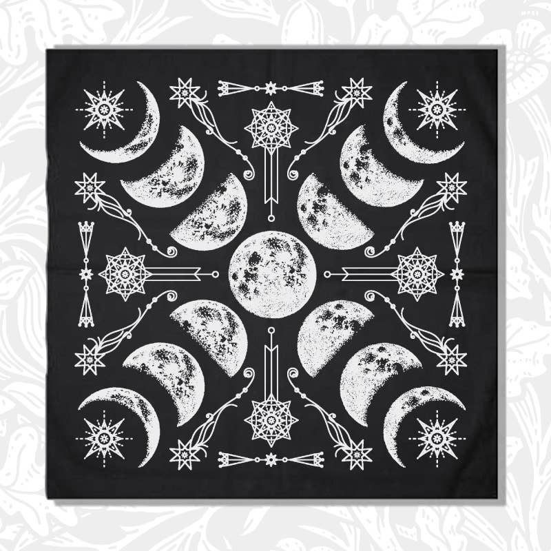 Lunar Chaos Bandana: White