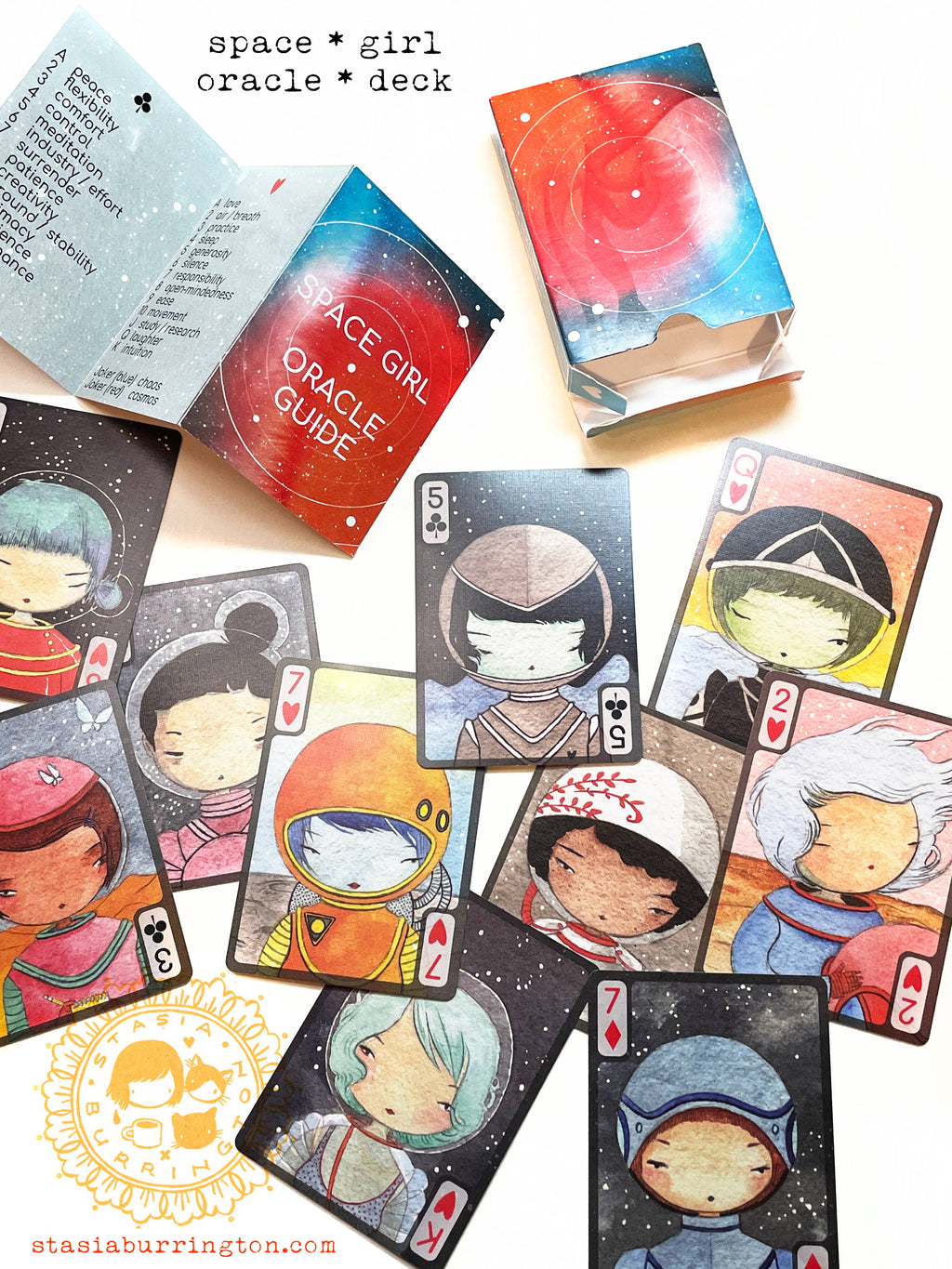 Space Girl - Playing Card & Oracle deck