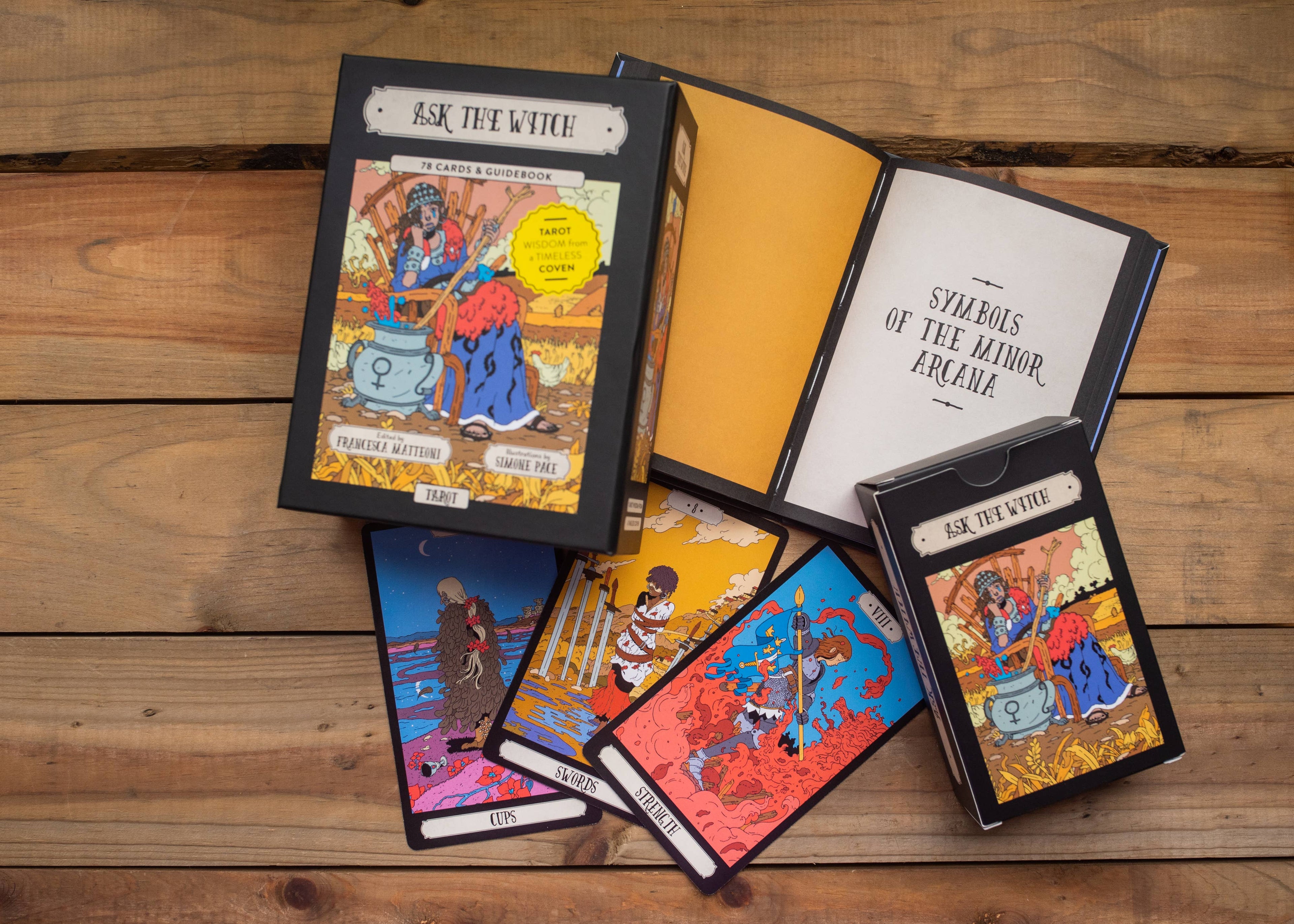 Ask the Witch Tarot-78 Cards & Book