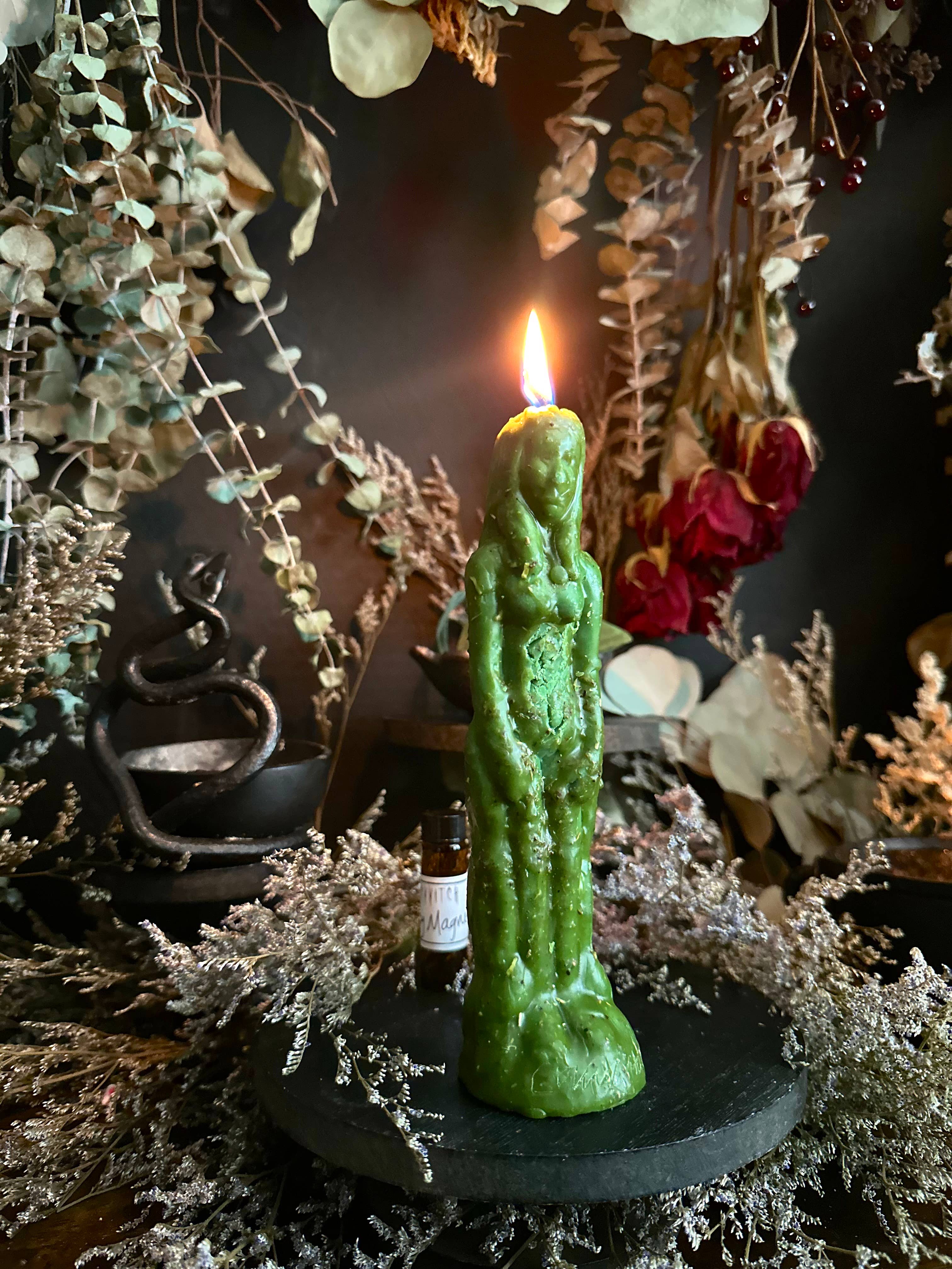 Dressed Human Figure Candles | Intention Candles : Non-Binary / Lust & Romance