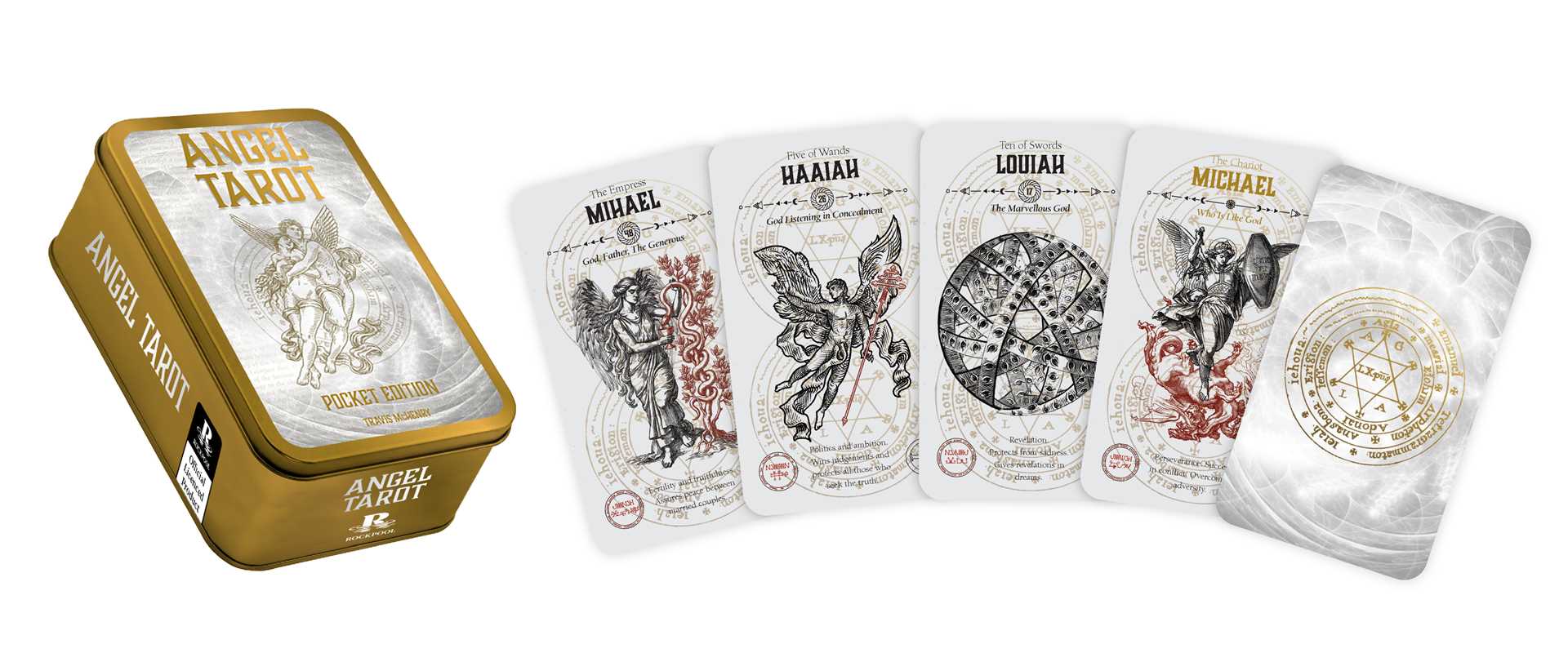 Angel Tarot Pocket Edition by Travis McHenry: Flashcards; 112 pages / English