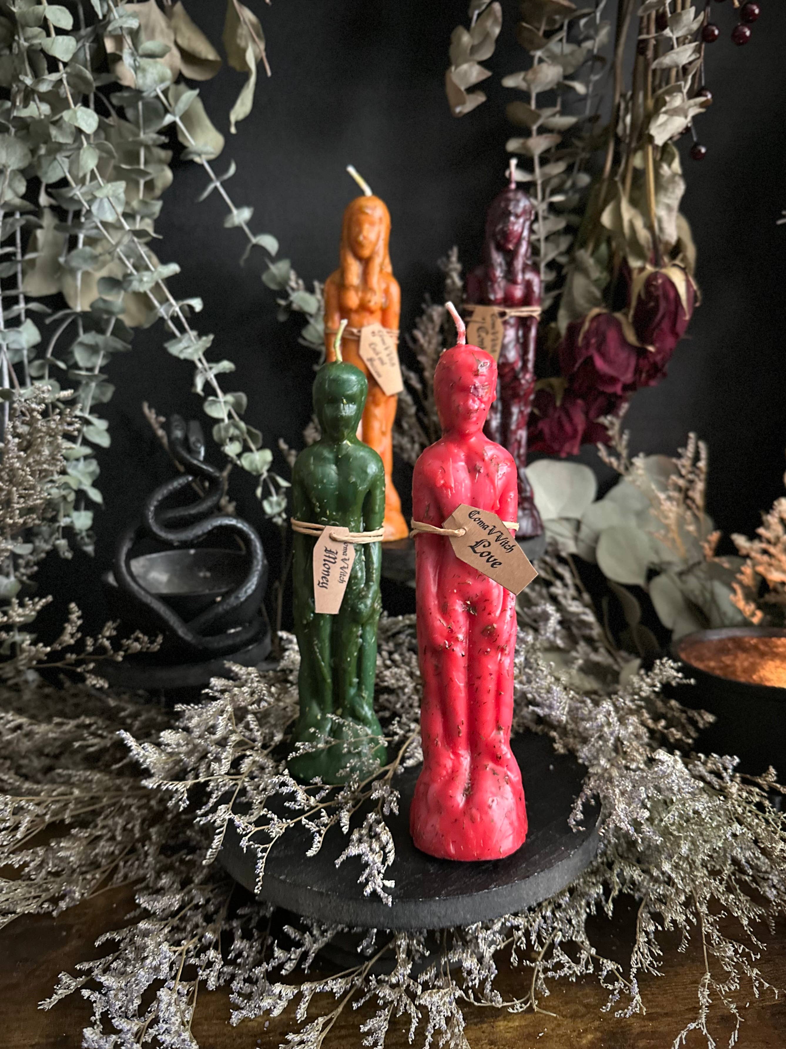 Dressed Human Figure Candles | Intention Candles : Non-Binary / Spiritual Cleansing