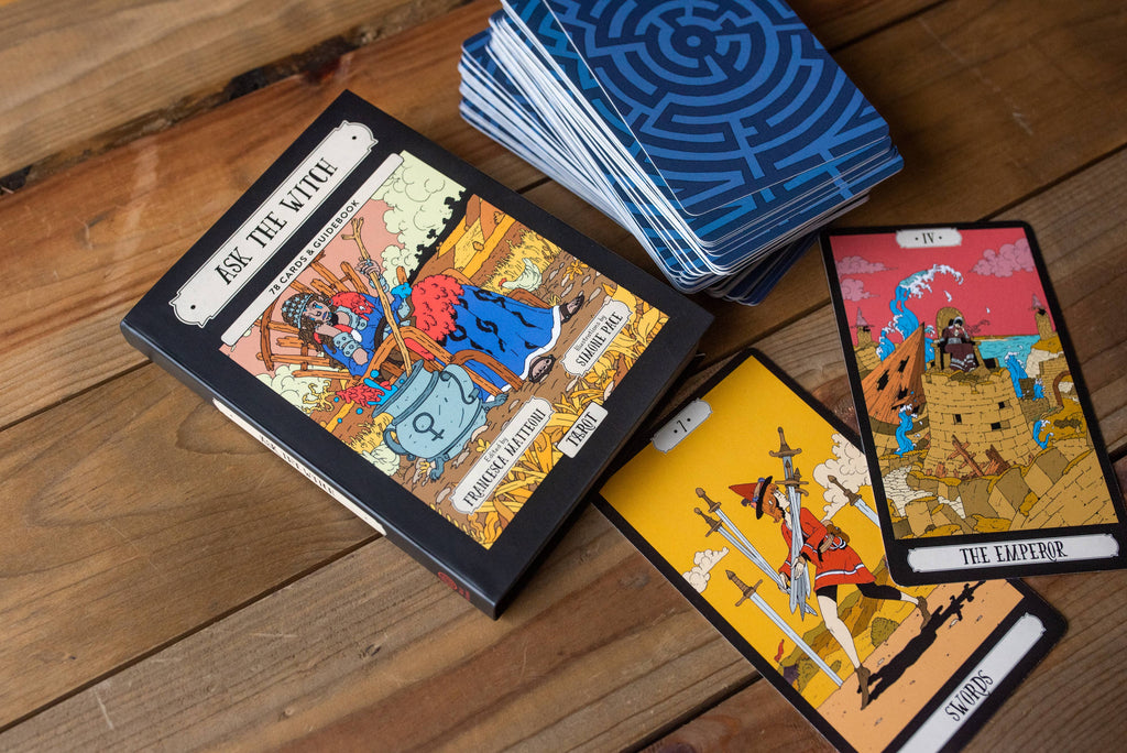 Ask the Witch Tarot-78 Cards & Book