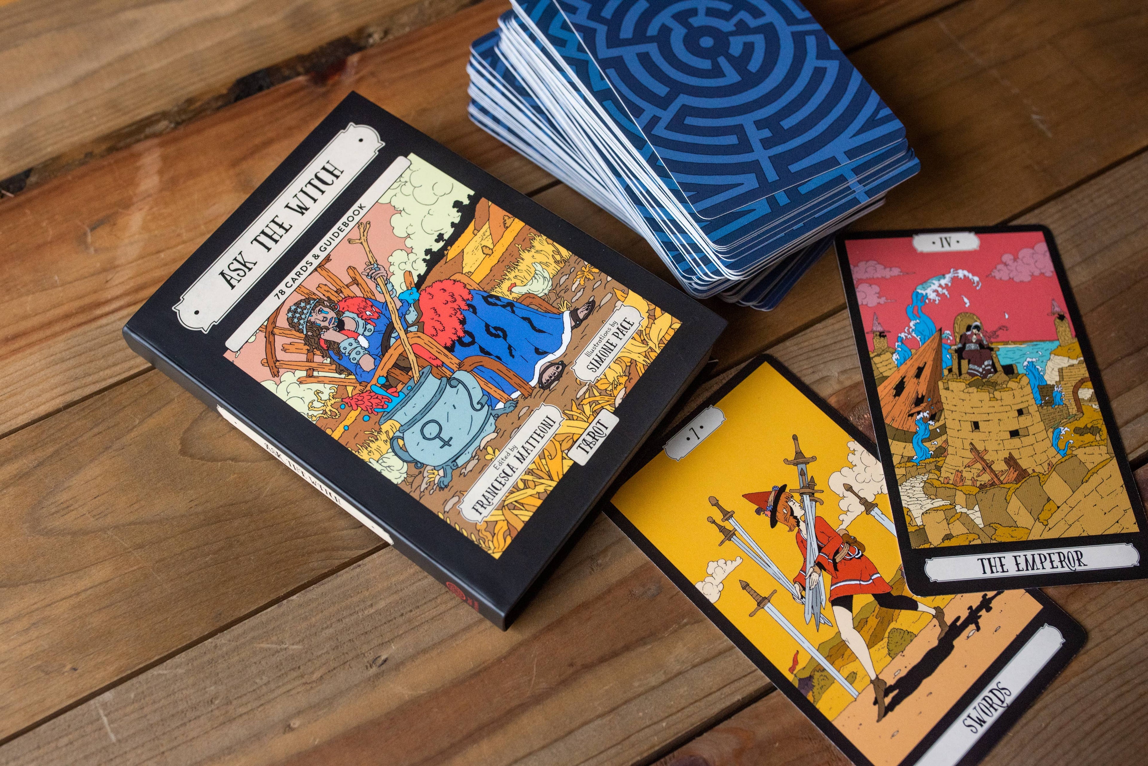 Ask the Witch Tarot-78 Cards & Book