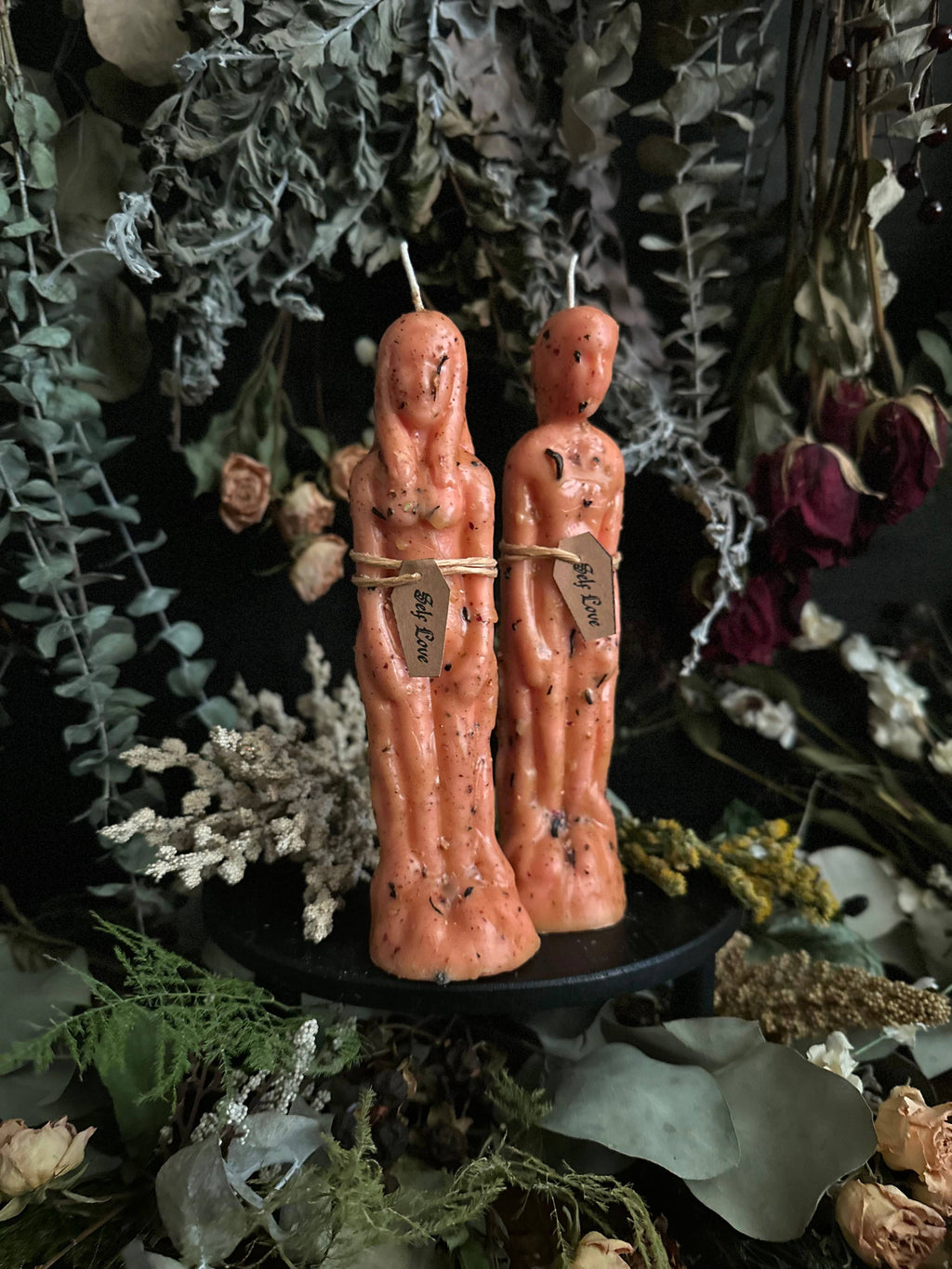 Dressed Human Figure Candles | Intention Candles : Non-Binary / Hex Breaker