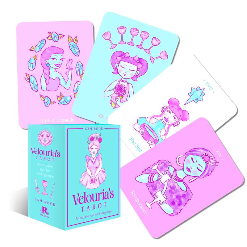 Velouria's Tarot by Sam Rook: Flashcards; 176 pages / English