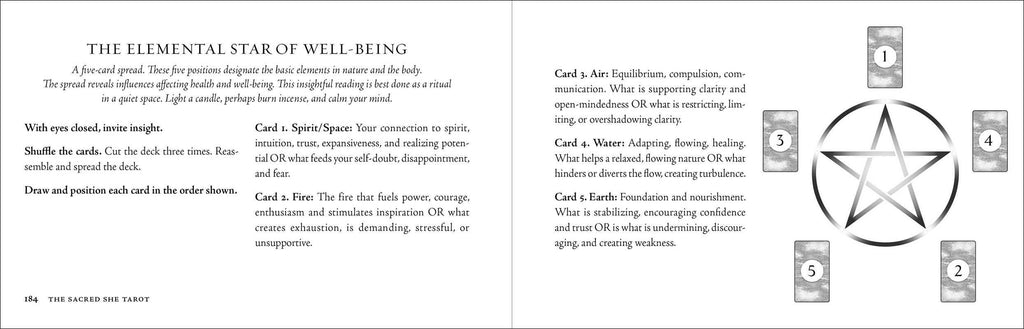 Sacred She Tarot Deck and Guidebook by Ma Deva Padma: Flashcards; 232 pages / English