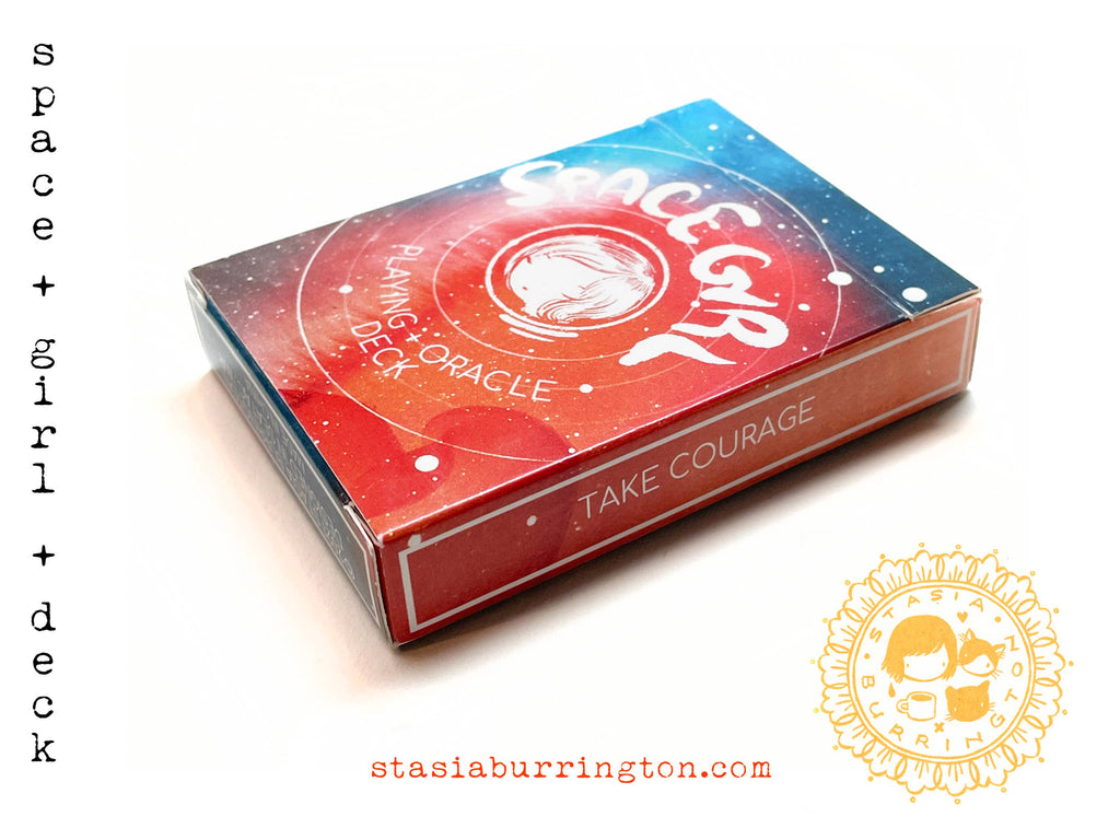 Space Girl - Playing Card & Oracle deck