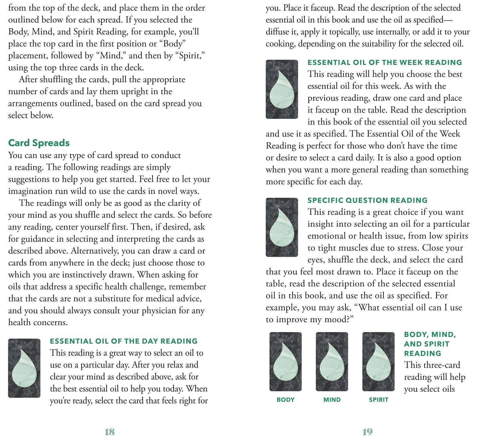 Essential Oils Healing Deck