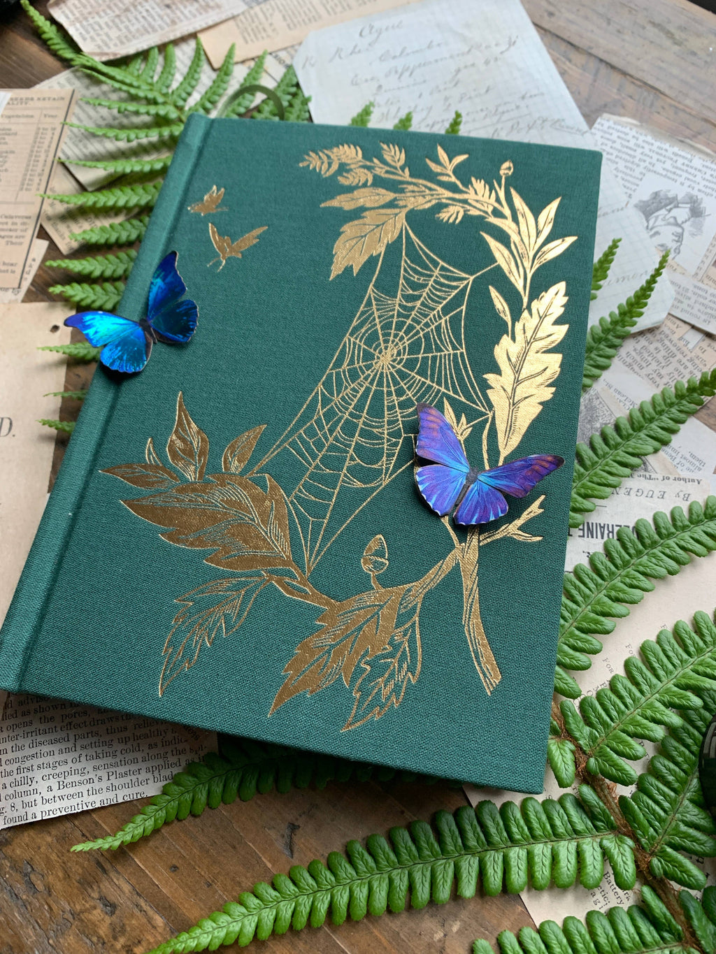 The Botanist - B6 vegan watercolor sketchbook, 300gsm: Silver