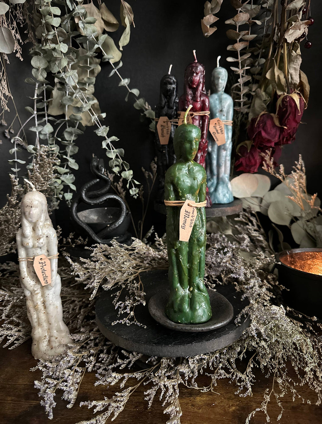 Dressed Human Figure Candles | Intention Candles : Non-Binary / Spiritual Cleansing