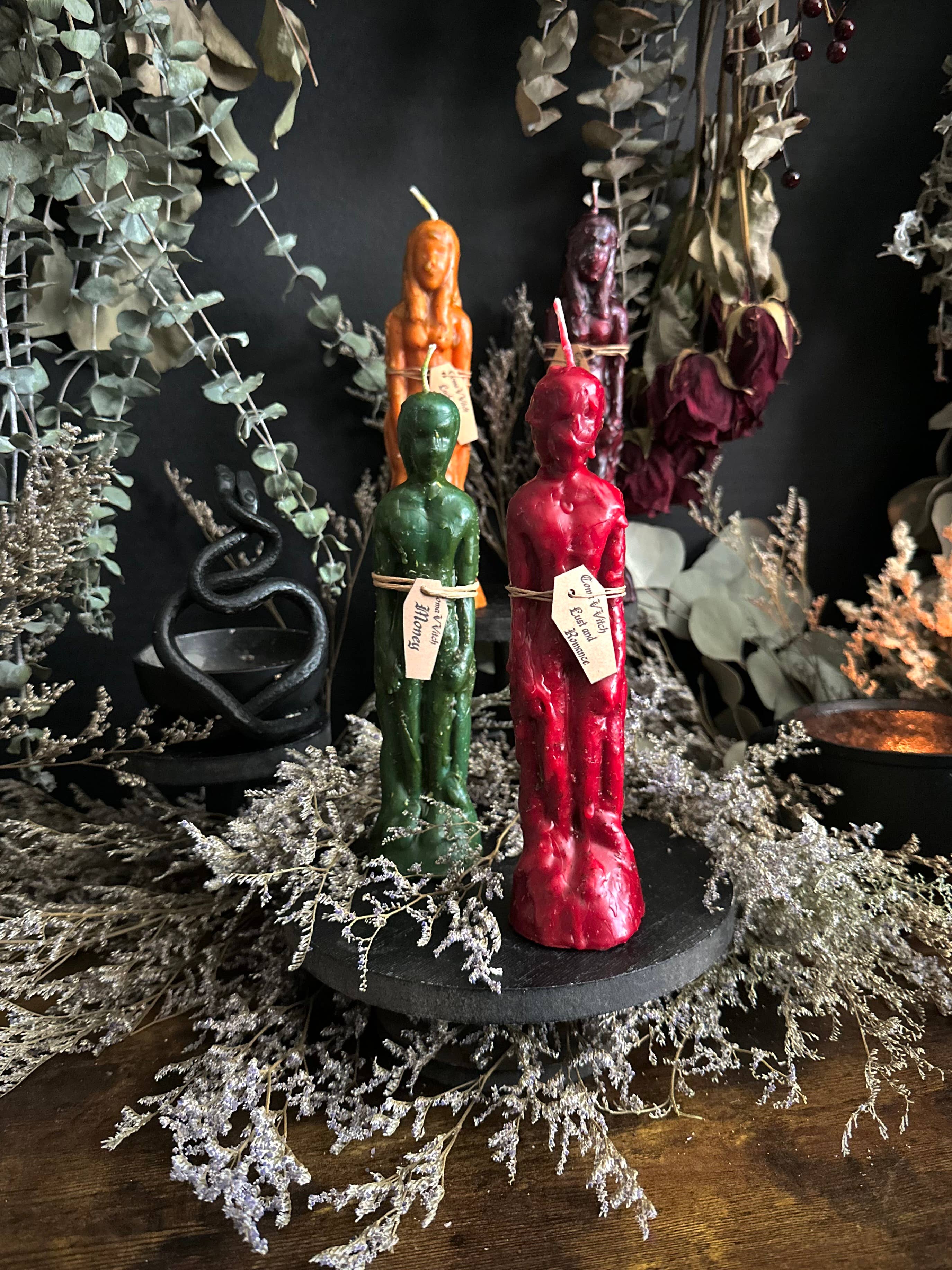 Dressed Human Figure Candles | Intention Candles : Non-Binary / Lust & Romance