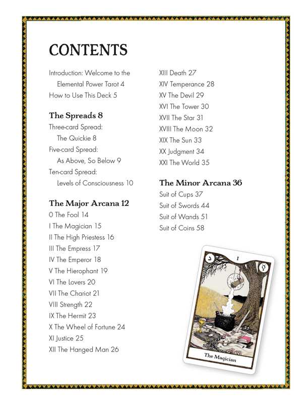 Elemental Power Tarot