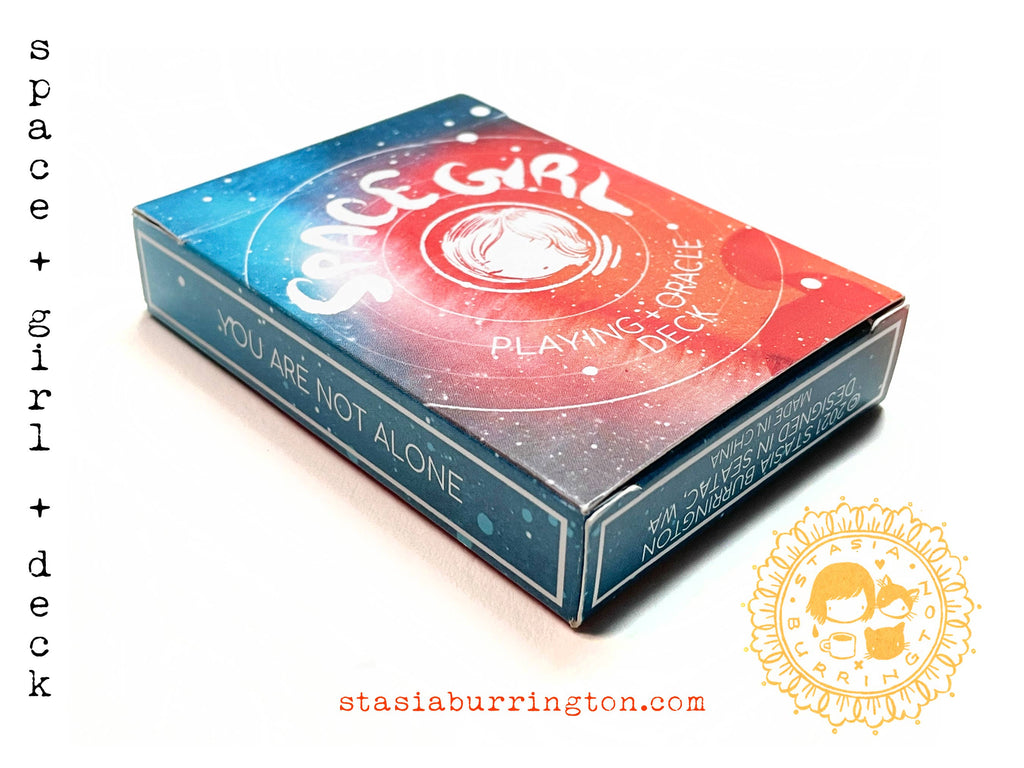 Space Girl - Playing Card & Oracle deck