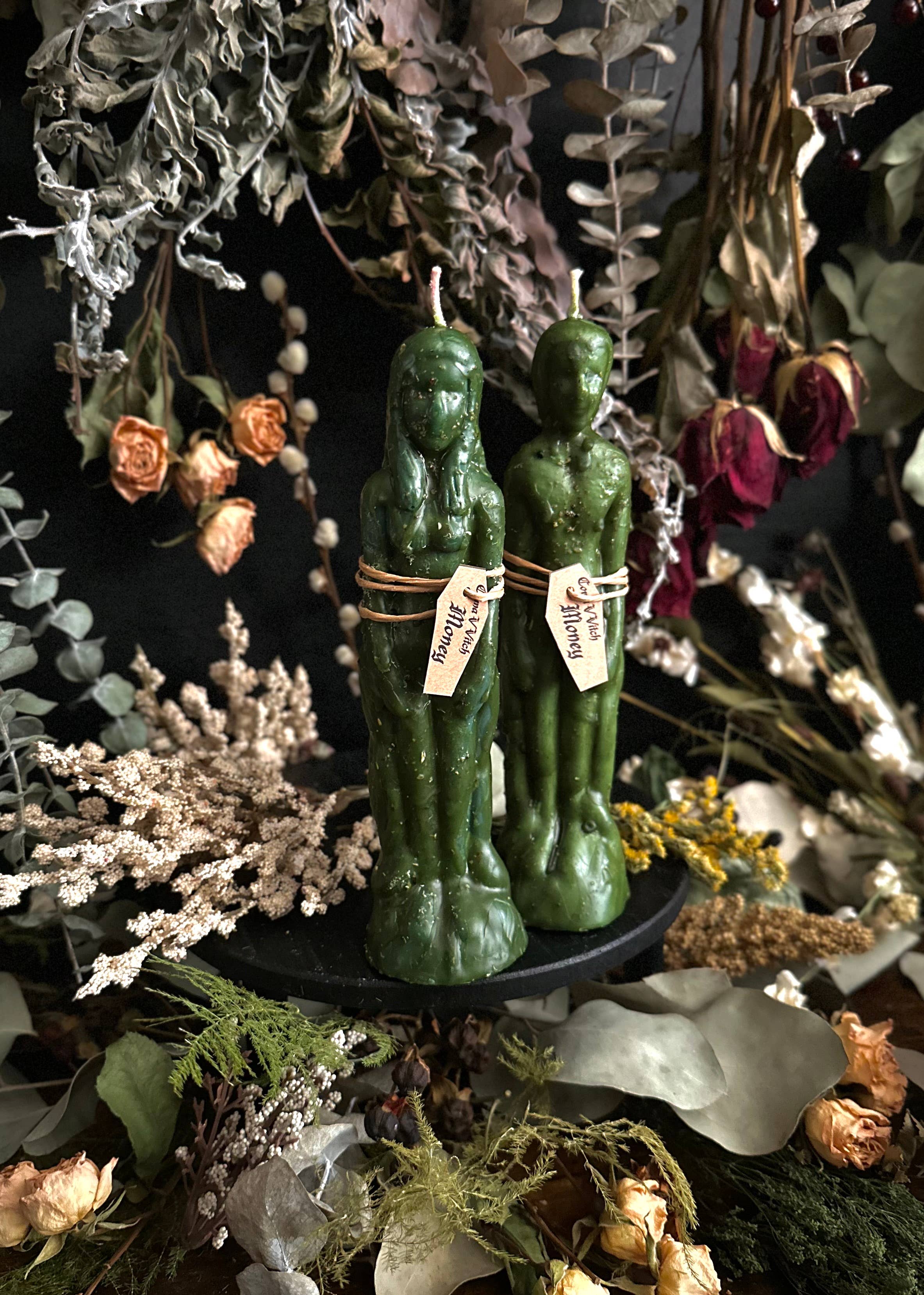 Dressed Human Figure Candles | Intention Candles : Non-Binary / Hex Breaker